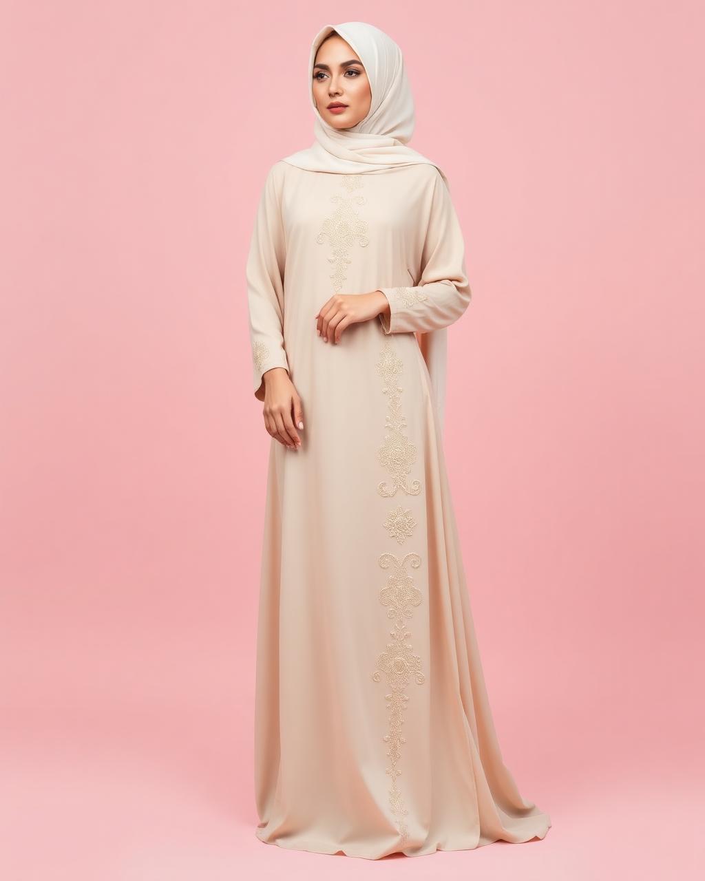 Abaya Ward — Perles Beige